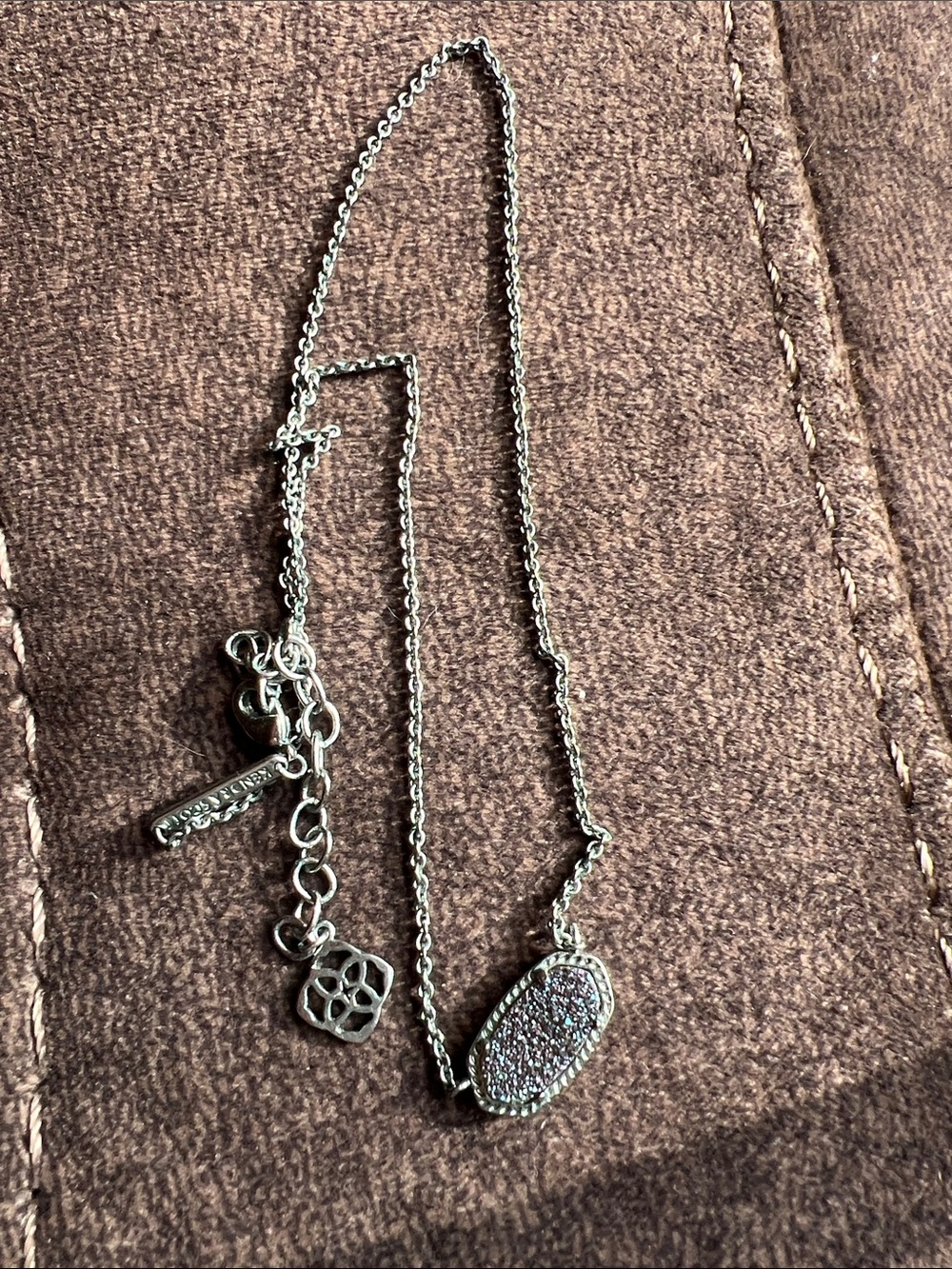 PurpleDruzy Kendra Scott Pendant Necklace